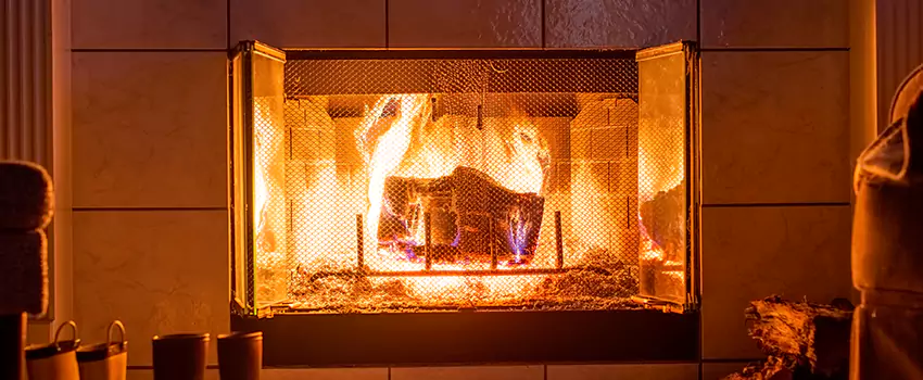 Mendota Hearth Landscape Fireplace Installation in Kissimmee, Florida