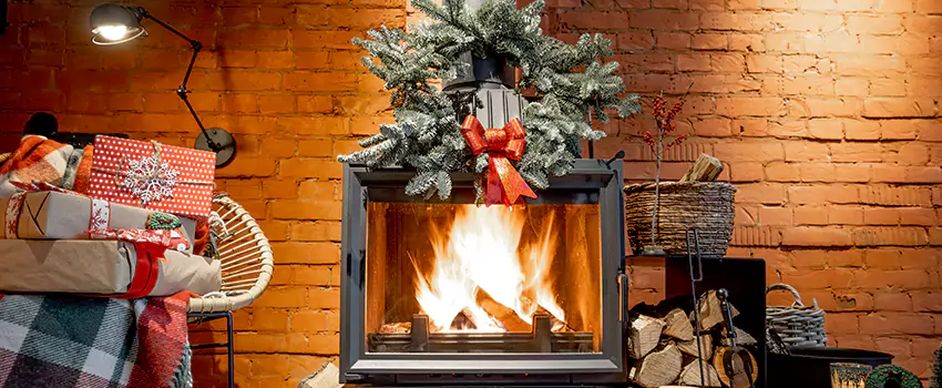Travis Industries Linear Gas Fireplace Installation in Kissimmee, Florida